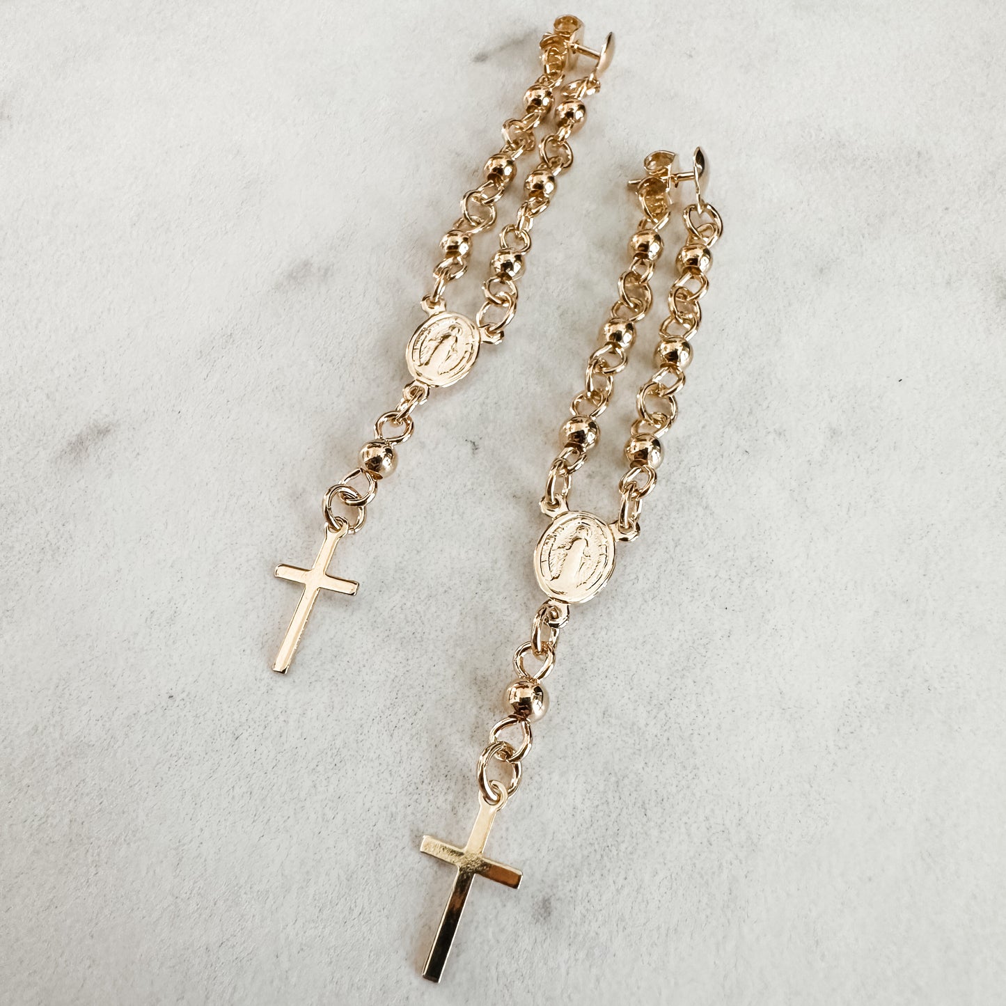 The Rosary Earrings