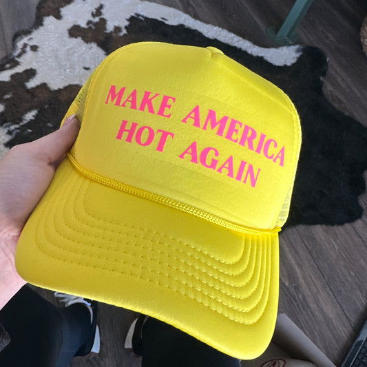 MAHA Trucker Hat- yellow or black