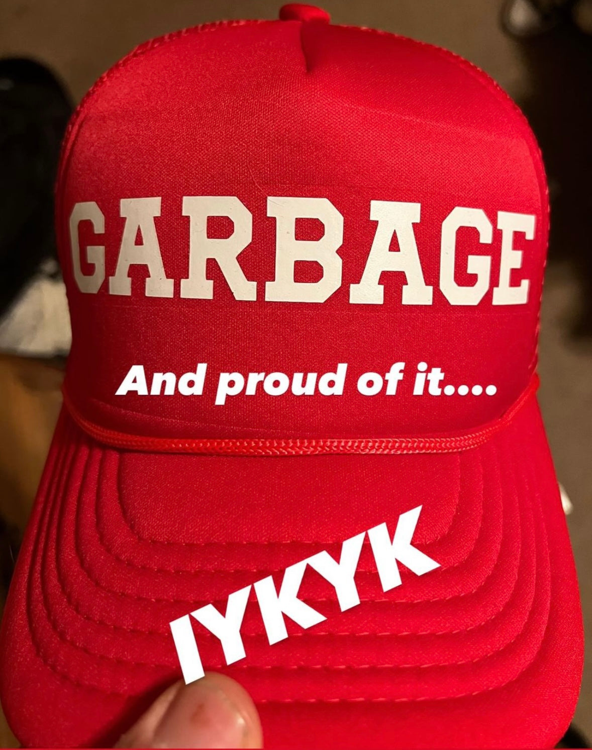 Garbage Trucker Hat- Multiple Colors