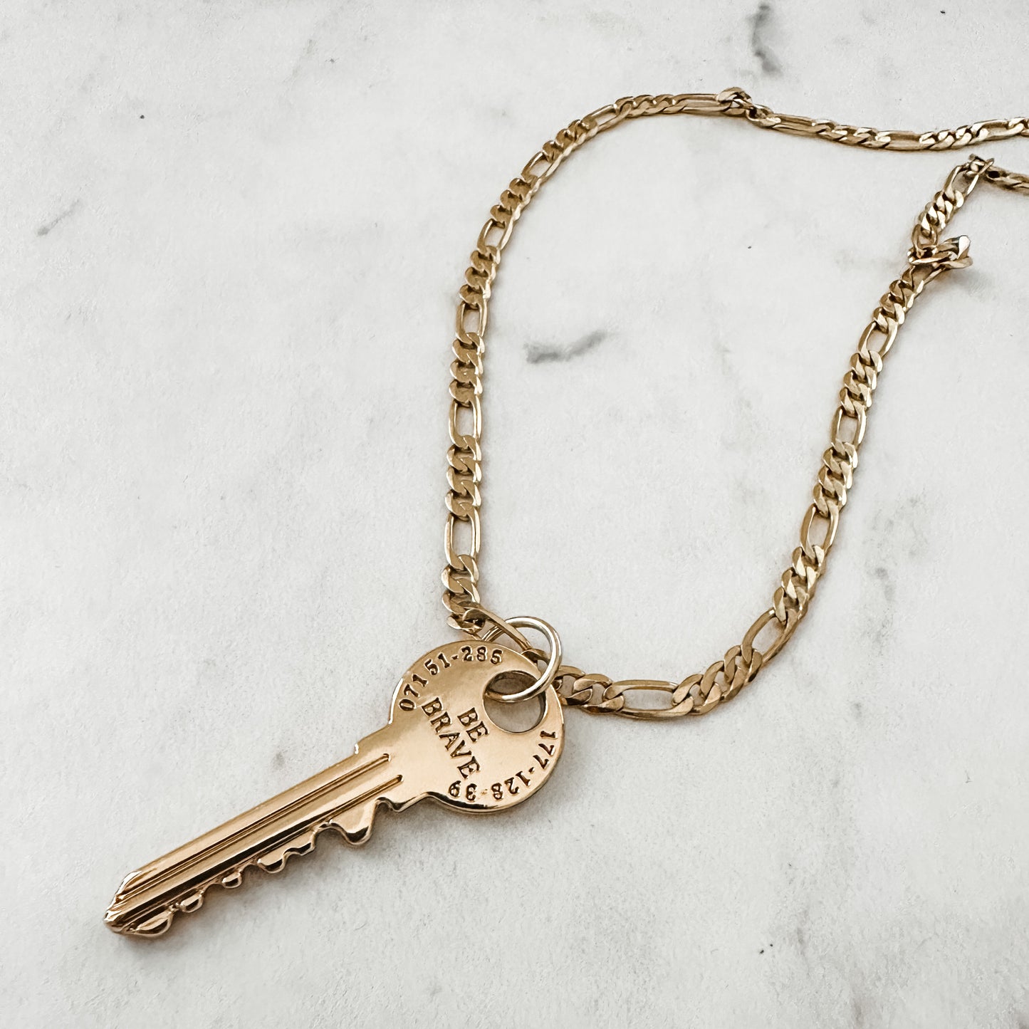 Be Brave Key Necklace