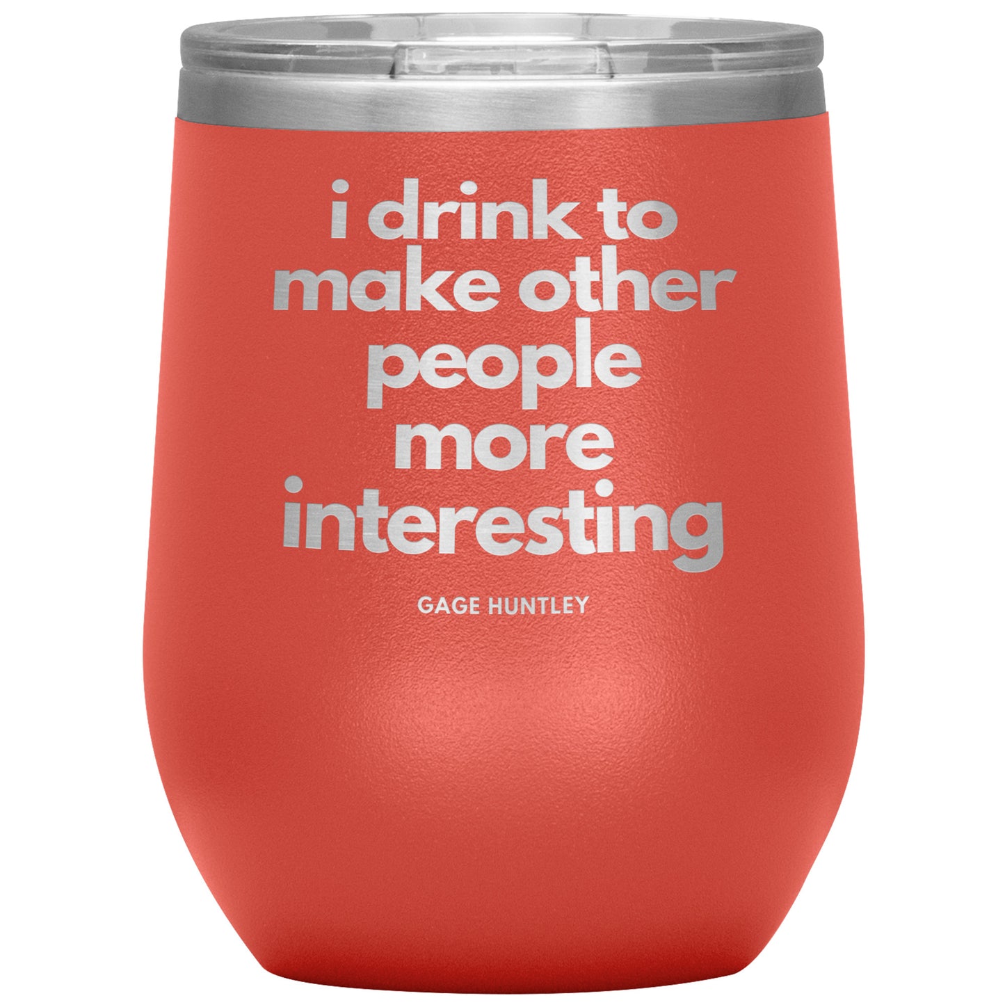 Interesting Wine Tumbler